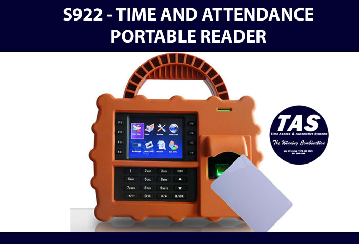 s992 portable time and attendance reader - access control products